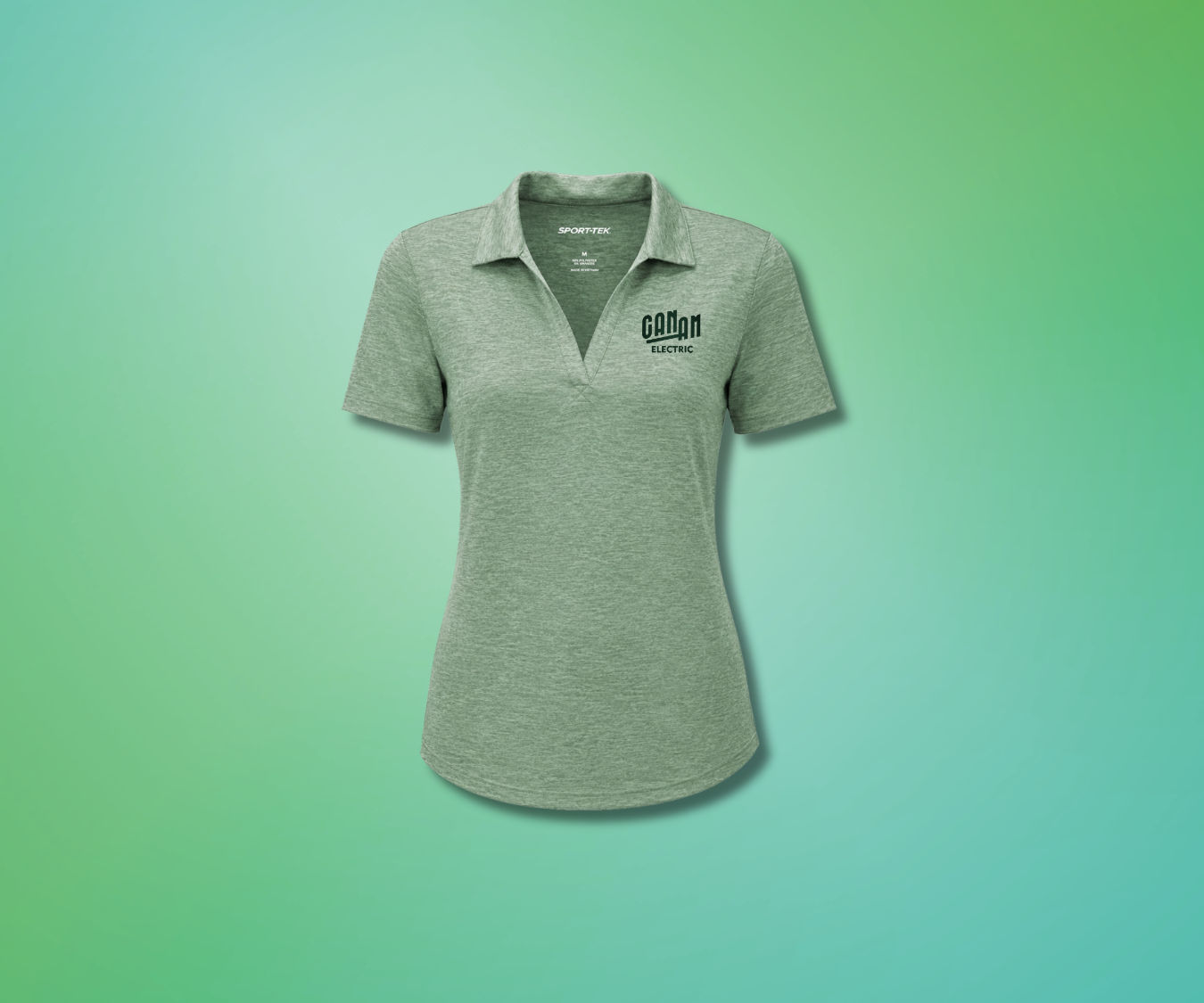 Green Polo Womens (Canam)-thumbmail-1